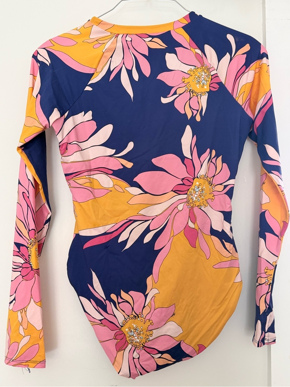 Trina Turk New Breeze Floral Long Sleeve Swimsuit/Paddle Suit - Picture 5 of 5